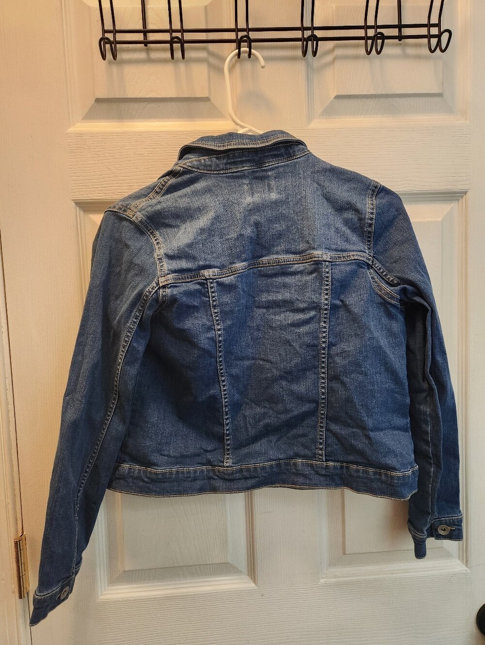 The Children's Place Girls' Medium Blue Denim Jacket - Picture 3 of 3